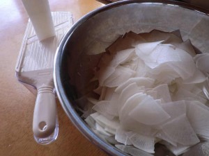 kimie,s recipe 大根のハリハリ煮　　2015-02 2