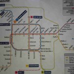 ベルギー　ブリュッセルの地下鉄路線図